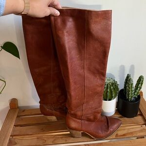 Lucky brand leather boots